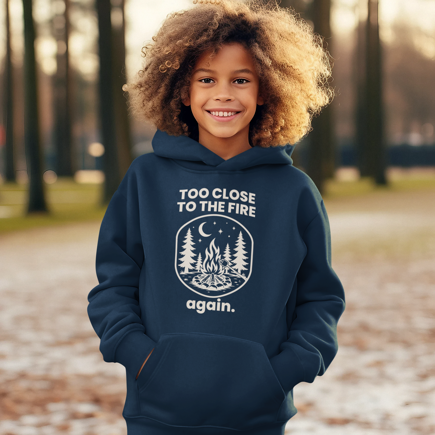 Too Close to the Fire... Again Youth Hoodie
